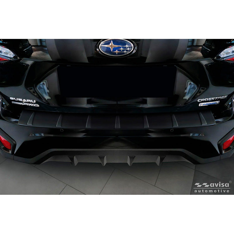 Avisa, Bakre stötfångarskydd, matt svart rostfritt stål, passar till Subaru Crosstrek III (2023-)