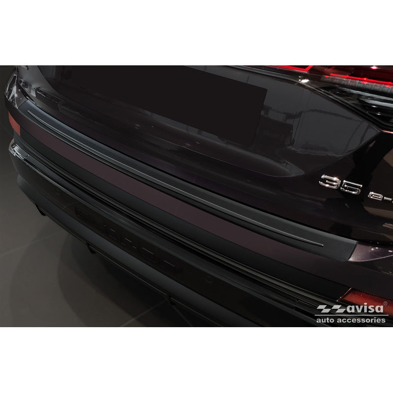 Avisa, takapuskurin suoja, ruostumaton teräs, mattamusta, sopii Audi Q4 e-tron (F4B) & Q4 e-tron Sportback (F4N) 2021-, 'Rivat'