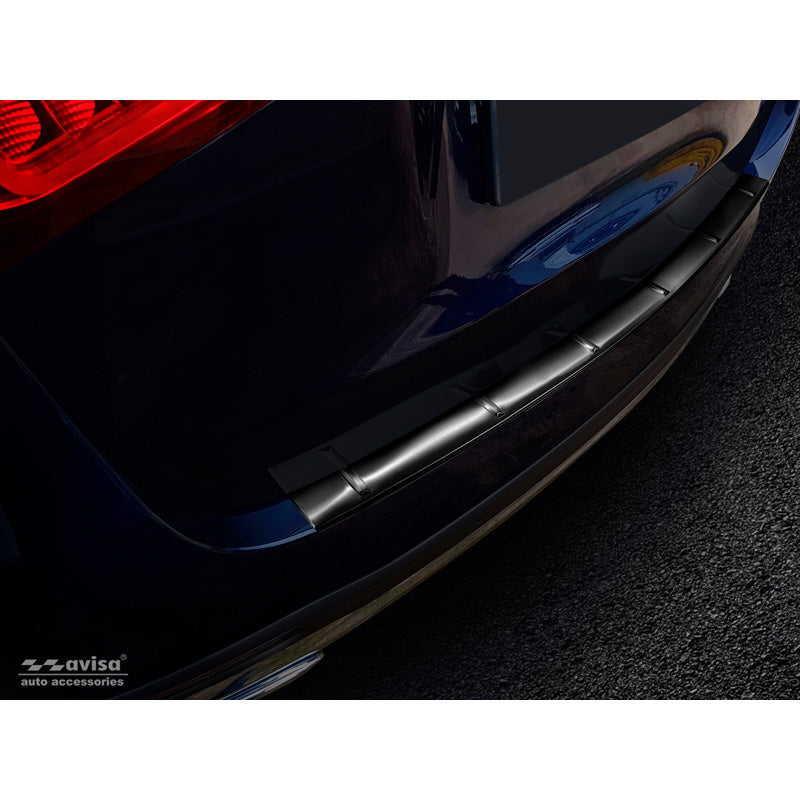 Avisa, takapuskurin suoja, musta, ruostumatonta terästä, sopii Mercedes GLE II W167 2019-2023 sis. 53 AMG 'Ribs'