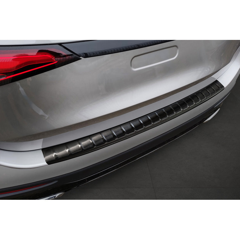 Avisa, takapuskurisuoja, musta, ruostumaton teräs, sopii Mercedes GLC II (X254) 2022- 'Ribs'
