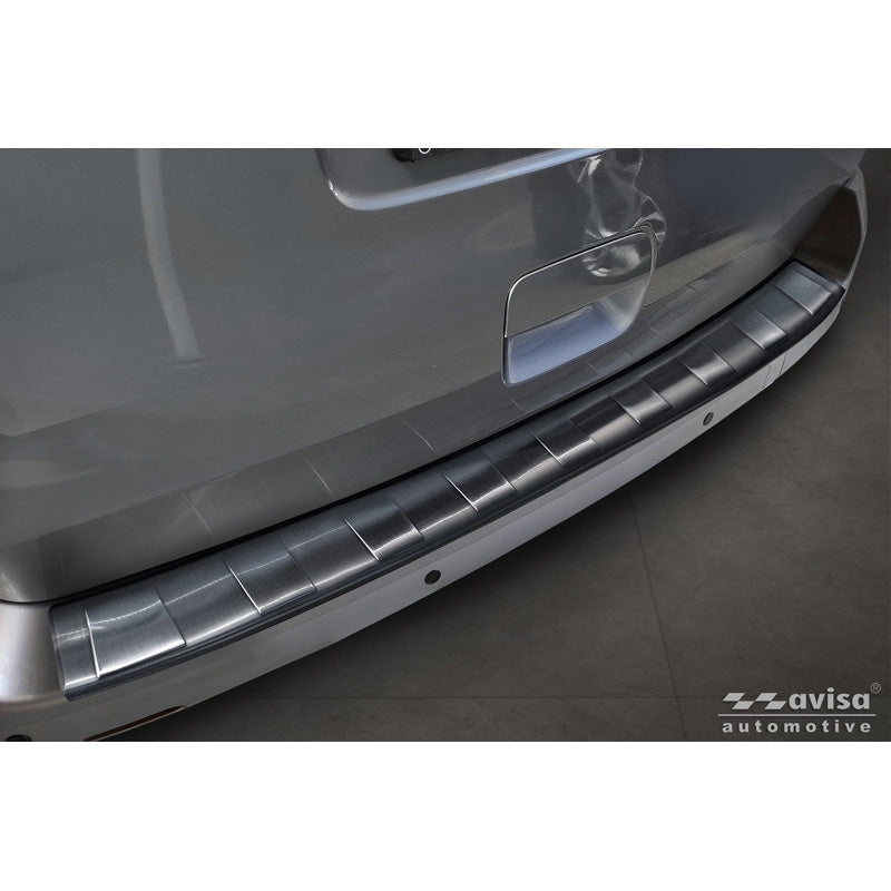 Avisa, Bakre stötfångarskydd, svart rostfritt stål, längre version, passar till Citroën Spacetourer / Jumpy & Peugeot Traveller / Expert & Toyota Proace Verso (2016-) & Opel Vivaro / Zafira Life (2019-)