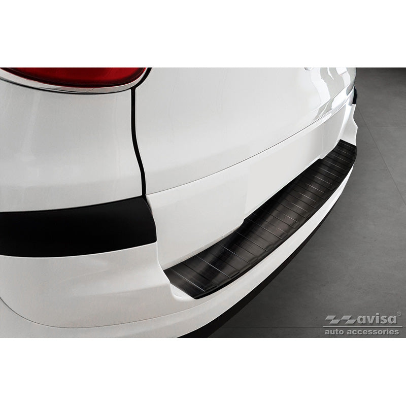 Avisa, takapuskurisuoja, musta, ruostumaton teräs, sopii Fiat 500L Facelift 2017- 'Ribs'