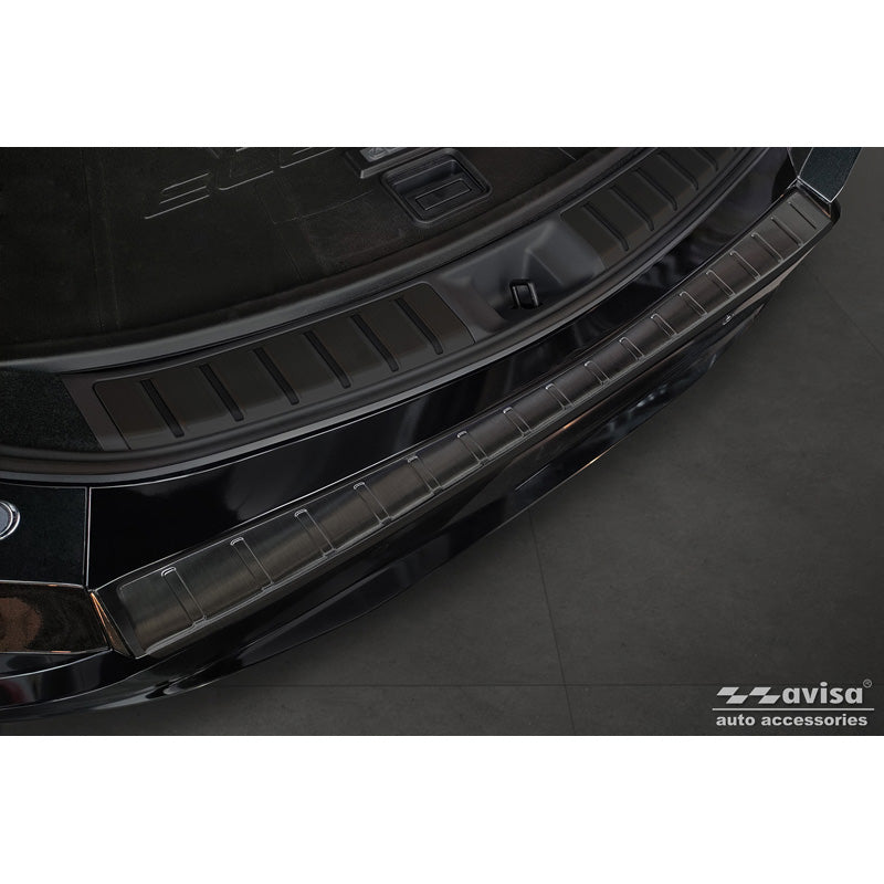Avisa, takapuskurin suoja, musta, ruostumaton teräs, sopii Lexus RZ 2023- 'Ribs'