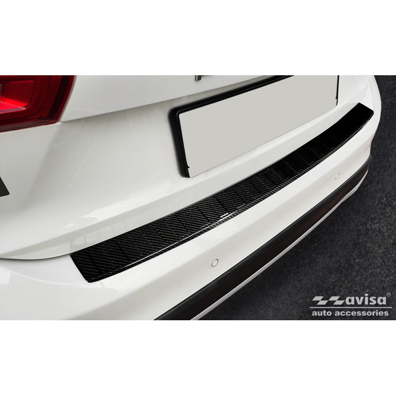 Avisa, takapuskurin suoja, 3D aitoa hiilikuitua, sopii Ford Focus Hatchback 5-ovinen (incl. ST-Line) 2018-2021 & Facelift 2021- 'Ribs'