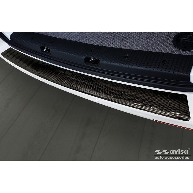 Avisa, takapuskurin suoja, 3D aitoa hiilikuitua, sopii Volkswagen transporter T5 2003-2015 & T6 2015-2010 & T6.1 2020-2022 'Ribs'