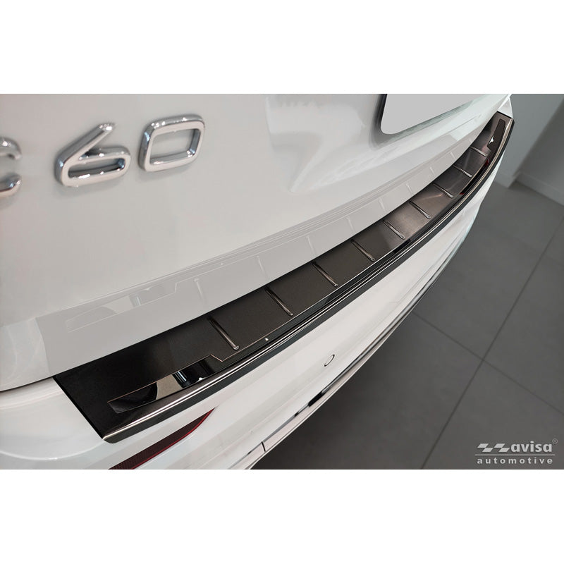 Avisa, takapuskurin suoja, 'Shadow Premium', sopii Volvo XC60 II (2017-2021) & Facelift 2021 - sisältäen R-Design & Plug-in-Hybrid - Musta / Kiiltävä musta