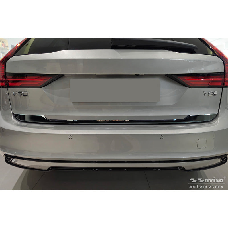 Avisa, takaluukun lista, mustaa kromattua ruostumatonta terästä, sopii Volvo V90 II:een (2016-)