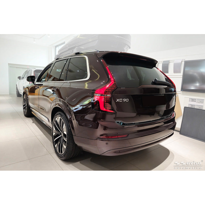 Avisa, takaluukun lista, mustaa kromattua ruostumatonta terästä, sopii Volvo XC90 II:een (2015-2019), Facelift (2019-2024), Facelift (2024-)