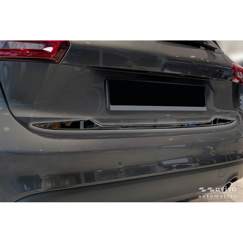 Avisa, Bakluckelist, Svart krom rostfritt stål, passar till Ford Focus IV HB (2018-2021) & Facelift (2021-)