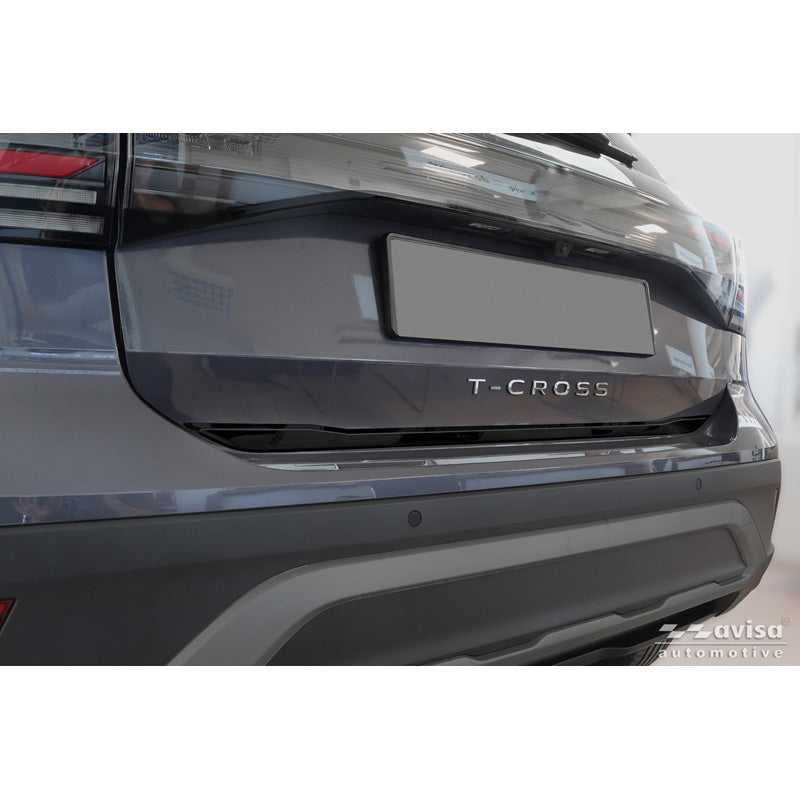 Avisa, Bakluckelist, Svart krom rostfritt stål, passar till Volkswagen T-Cross (2019-2024) & Facelift (2024-)