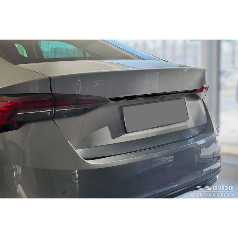Avisa, Bakluckelist, Svart krom rostfritt stål, passar till Skoda Octavia IV Liftback (NX3) (2019-2024) och Facelift (2024-)