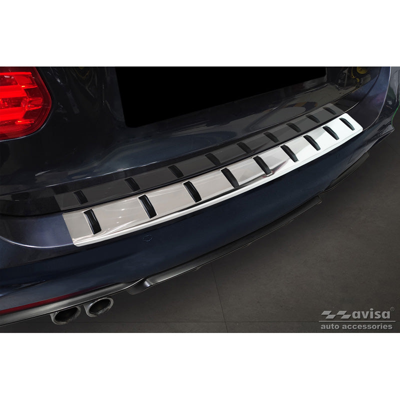 Avisa, takapuskurin suoja, ruostumaton teräs, sopii BMW 3-Series (F31) Touring (incl. M-pack) 2012-2015 & Facelift 2015-2019 'STRONG EDITION'