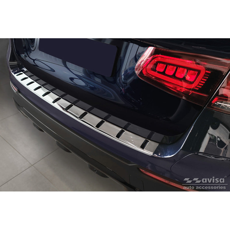 Avisa, takapuskurin suoja, ruostumaton teräs, sopii Mercedes GLC (X253) 2015-2019 & Facelift 2019- 'STRONG EDITION'