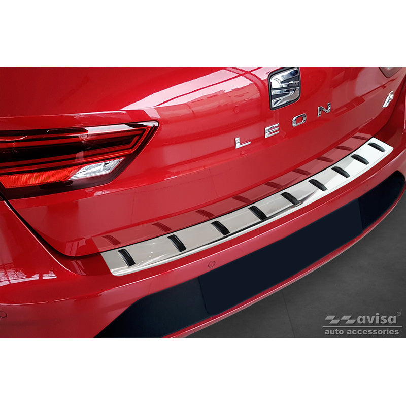 Avisa, takapuskurin suoja, ruostumaton teräs, sopii Seat Leon ST (5F) 2013-2017 & Facelift 2017-2020 'STRONG EDITION'