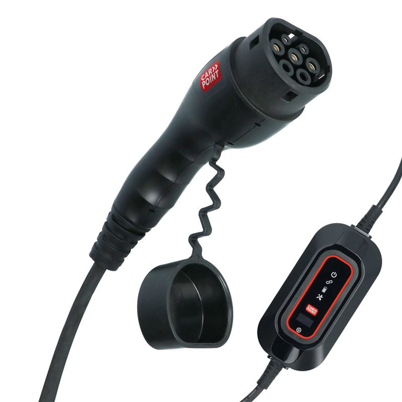 Carpoint, 230V Bærbar Oplader, Type 2, 1-faset 8-16A