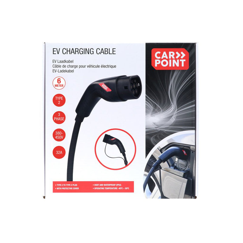 Carpoint, Electric Vehicle Charging Cable, Type2>2 32A 3-Phase, 6-meter
