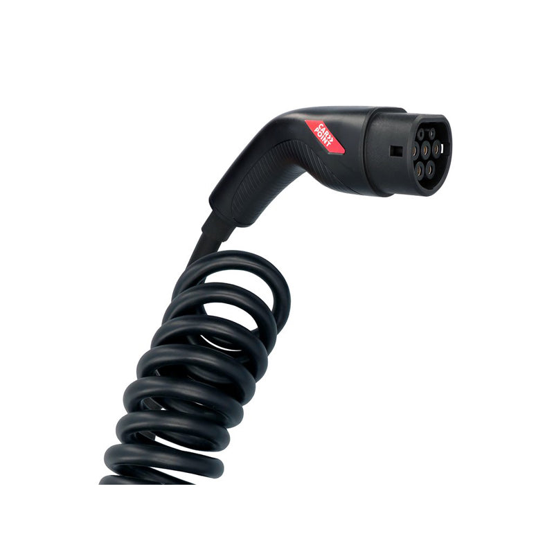 Carpoint, Spiralladekabel, Type2>2, 16A, 1-Fase, 6-meter