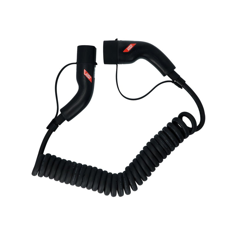 Carpoint, Spiralladekabel, Type2>2, 16A, 1-Fase, 6-meter