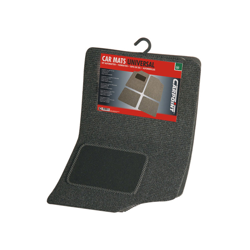 Carpoint, Bundmåtter, Anthracite, Universal, 4 stk, passer til de fleste biler