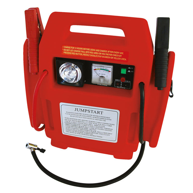 Carpoint, Jump starter ja kompressori 12V - 17AH LED-valolla