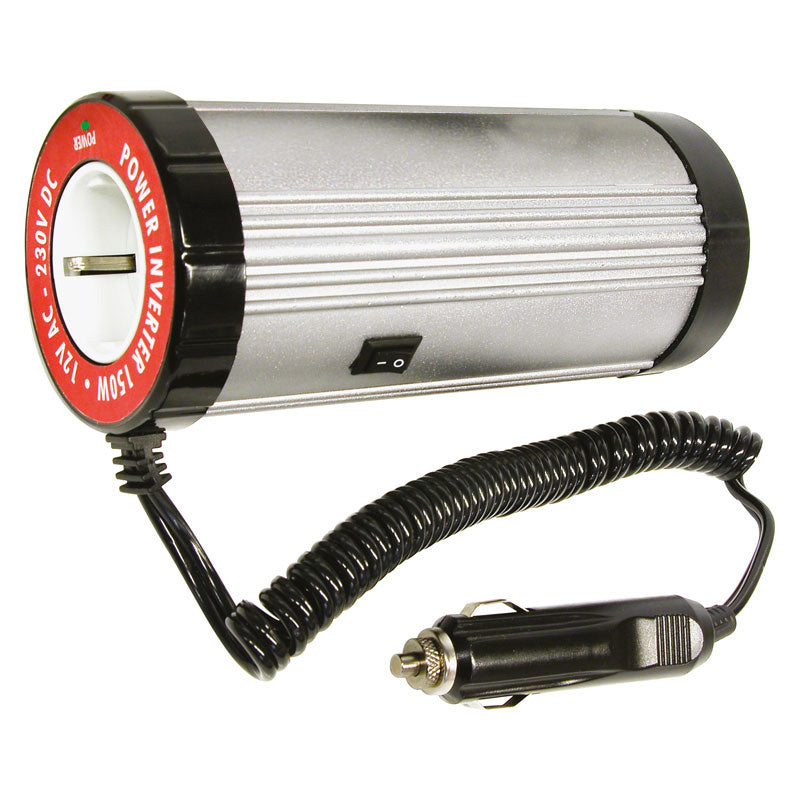 Carpoint, 12V - 230V tehonmuunnin - mukiteline-malli - 150W