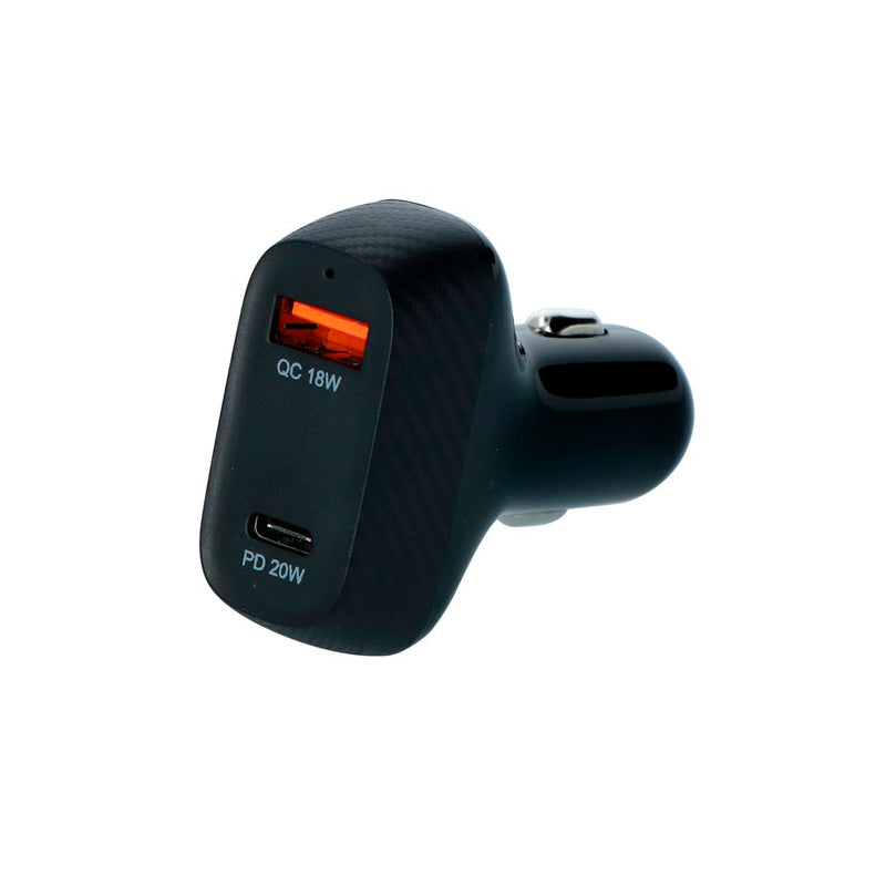 Carpoint, Autolaturi, USB-C 20W + USB 3.0 18W, 12/24V