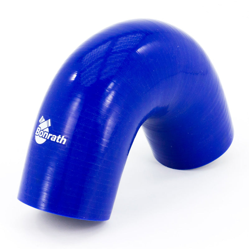 Bonrath, silikonslang 135 graders böj - Längd: 50mm - Ø83mm - Blå