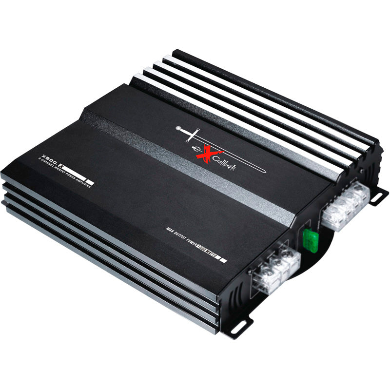 Excalibur, Förstärkare, 2-kanal, 1000W, Svart