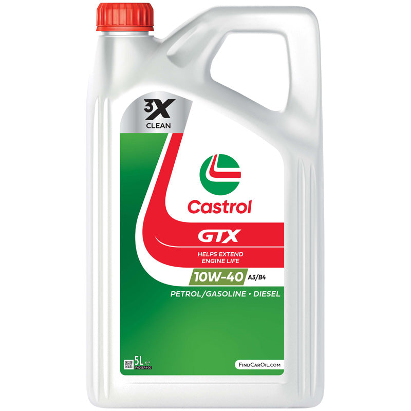 Castrol, GTX Ultraclean 10W-40 A3/B4 - 5 liter