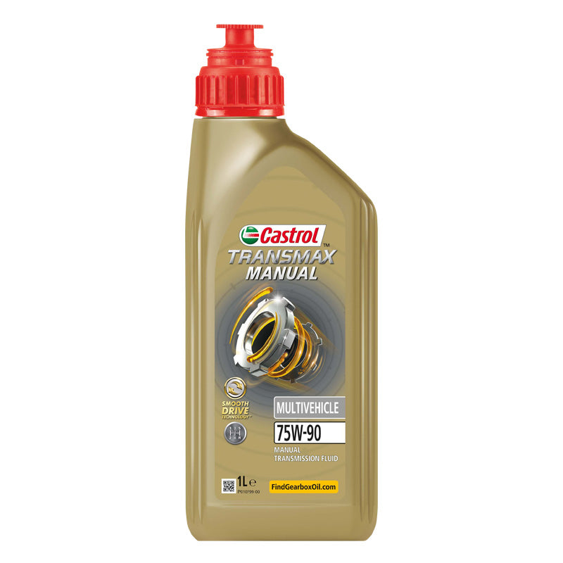 Castrol, Vaihteistoöljy, Transmax Manual MV 75W-90, 1 litra, sopii useimpiin henkilöautoihin