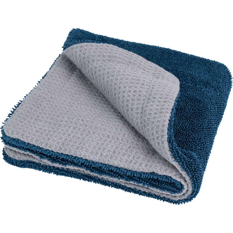Chemical Guys, CleanStroke Dual-Sided Microfiber Glass Towel, 16x16inch, 2-Pack
