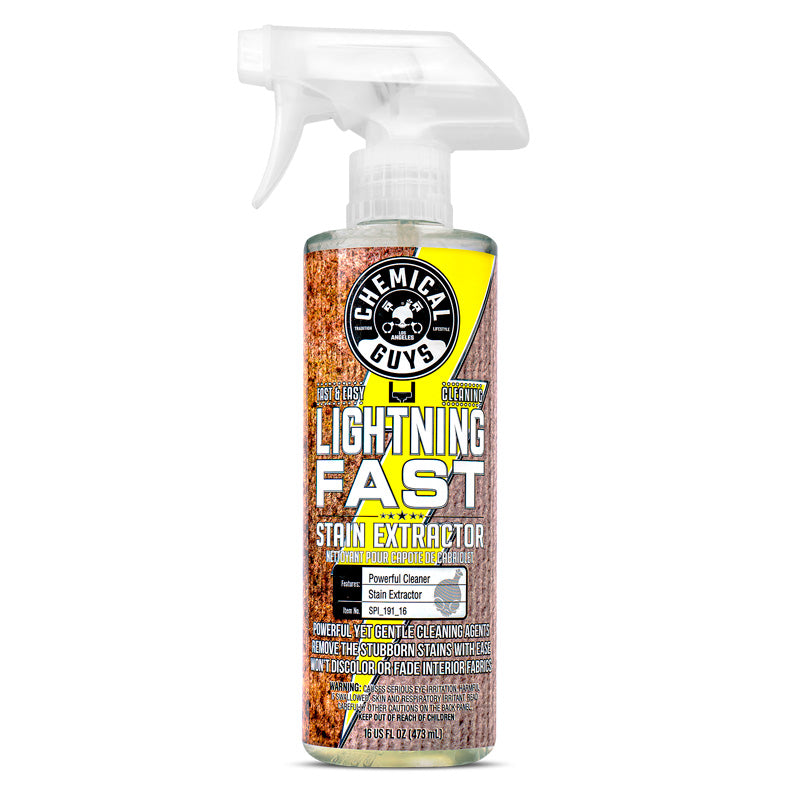 Chemical Guys Lightning Fast tahranpoistoaine matoille ja verhoilulle (473ml)