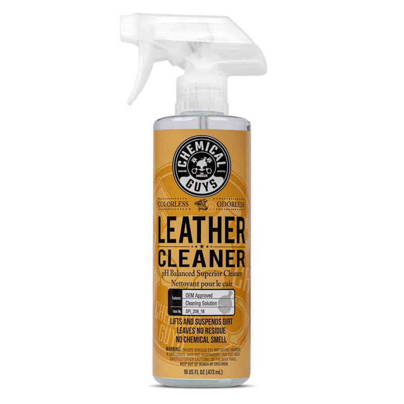 Chemical Guys Leather Cleaner Väritön ja hajuton superpuhdistusaine (473ml)
