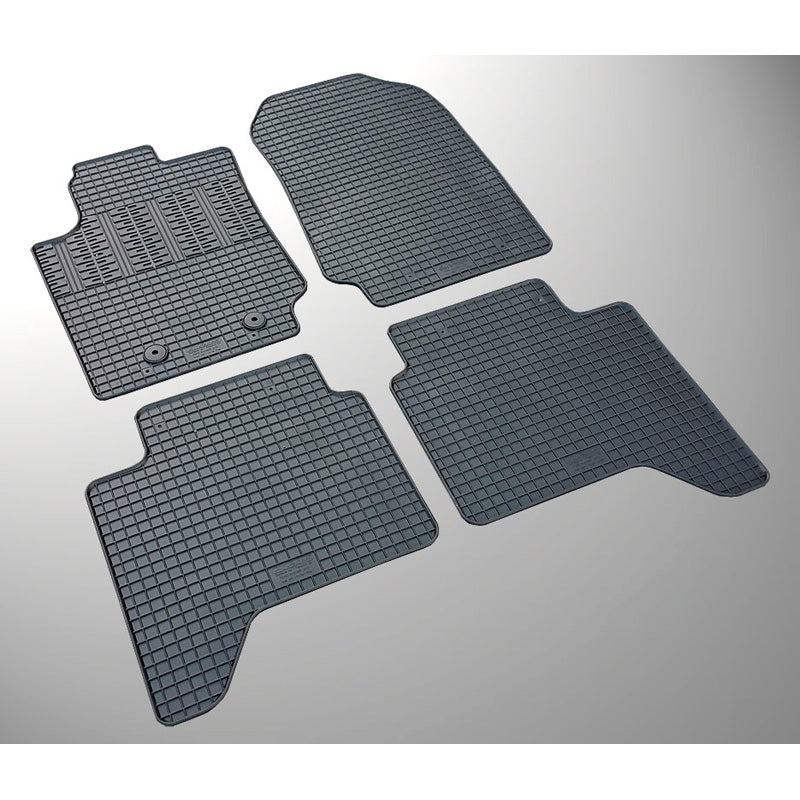 CIKCAR, Maatter, Gummi, 4-pieces + Fixing System, sopii Ford Ranger (2012-)