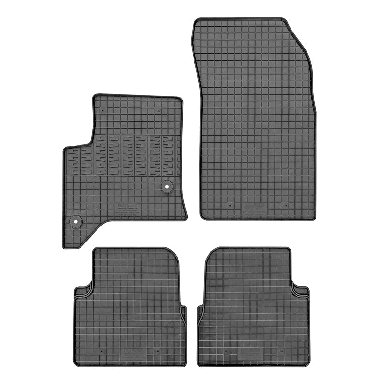 CIKCAR, kumimatot, sopii Jeep Avenger (Hybrid) 2023-, Fiat 600 (Hybrid) 2023- & Alfa Romeo Junior (Hybrid) 2024-, 4 osaa kiinnitysjärjestelmällä
