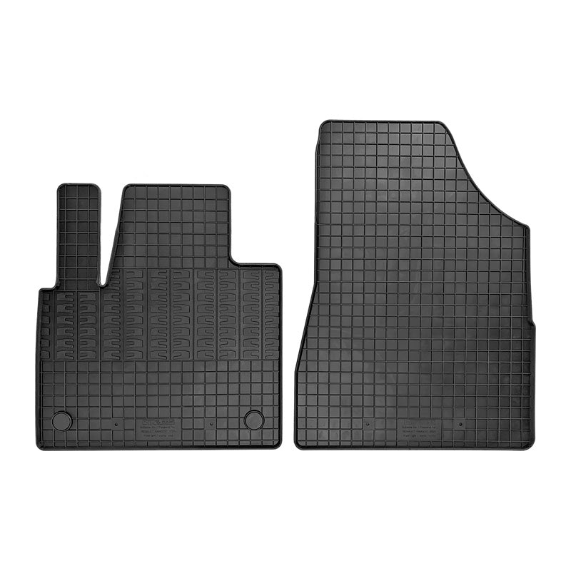 CIKCAR, Maatter, Gummi, 2 stk. + fikseringssystem, passer til Mercedes Citan (W420) Box & Renault Kangoo Furgon & Nissan Townstar (2021-)