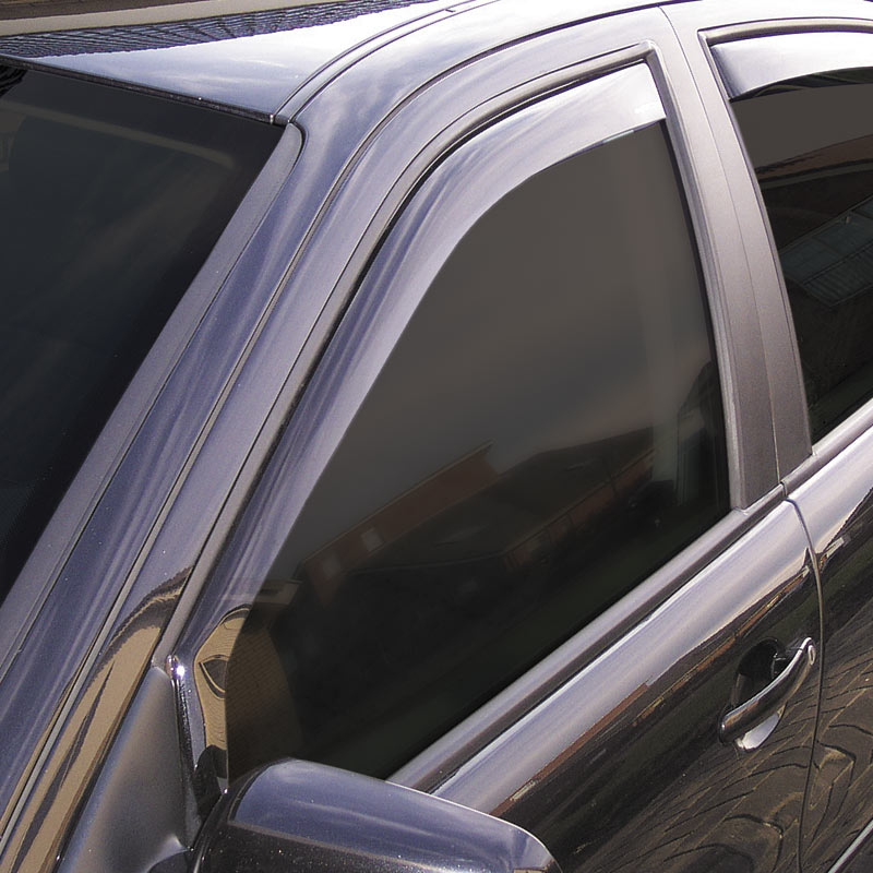 ClimAir, Tuuliohjaimet etuoviin, Tummat, sopii Volkswagen Golf IV 5 døre/station 1998-2003 / Bora sedan 1998-2004