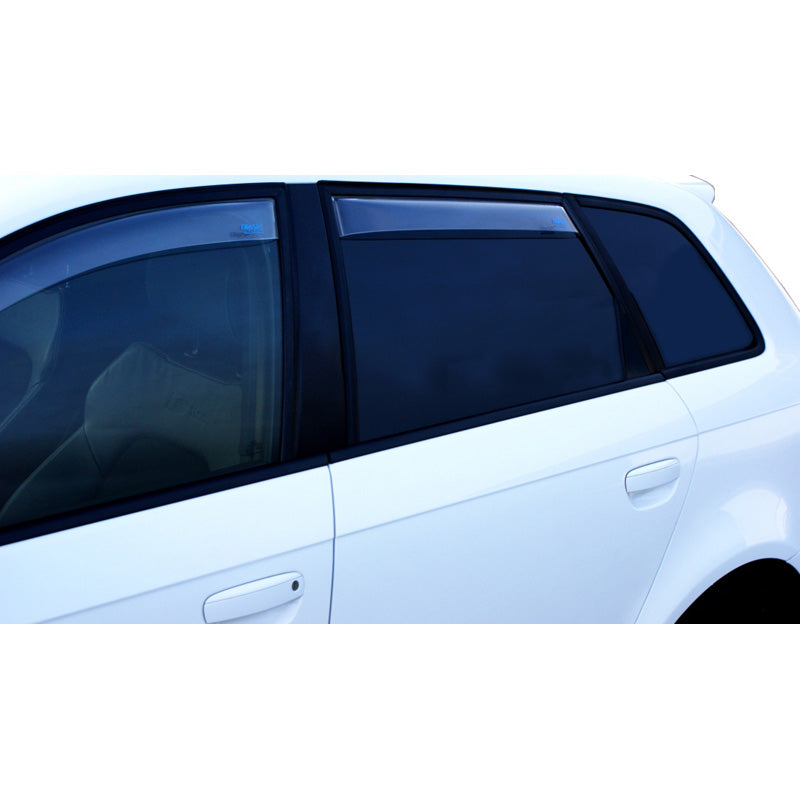 ClimAir, Takasivujen tuuliohjaimet, kirkkaat, sopii Mini One/Cooper/S F55 5-oviseen 2014-