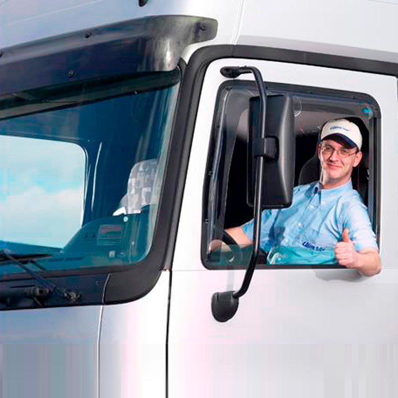 ClimAir, etuovien tuulisuojat, ruskearuutuiset, sopii DAF XF, XG, XG+, XD 2022-