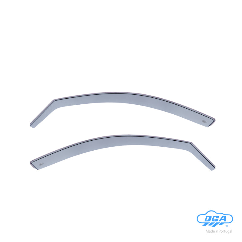 DGA, tuuliohjaimet, savunharmaat, etuoviin, 2 kpl, sopii BMW 3-Serie E90/E91 Sedan/Touring (2005-2012)