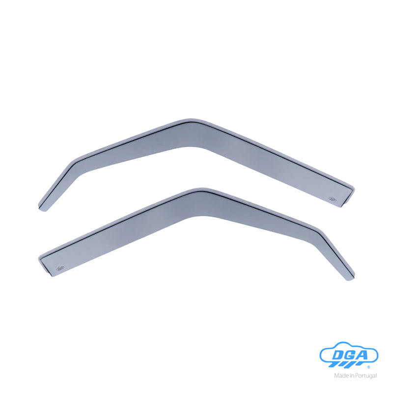DGA, Vindavvisare, Rökfärgad, Till framdörrarna, 2 st, passar till Mercedes W123 (200-Serie) Sedan/Kombi (1976-1986)