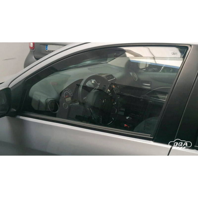 DGA, Vindavvisare, Rökfärgad, Till framdörrar, 2 st., passar till Mitsubishi Space Star / Mirage (2013-)
