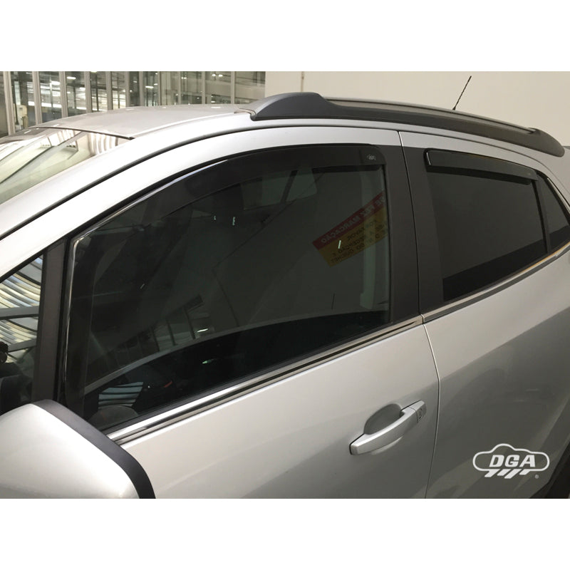 DGA, Vindavvisare, Rökfärgade, 4 st., passar till Opel Mokka & Mokka X (J13) (2012-2020)