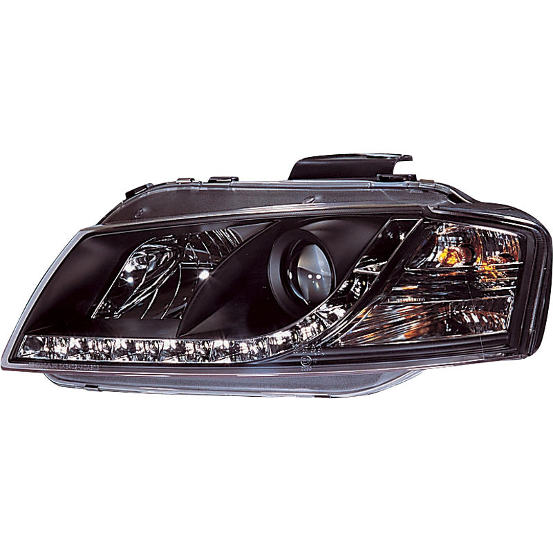 Ajovalot, DRL-look sopii Audi A3 8P 2003-2008 - musta