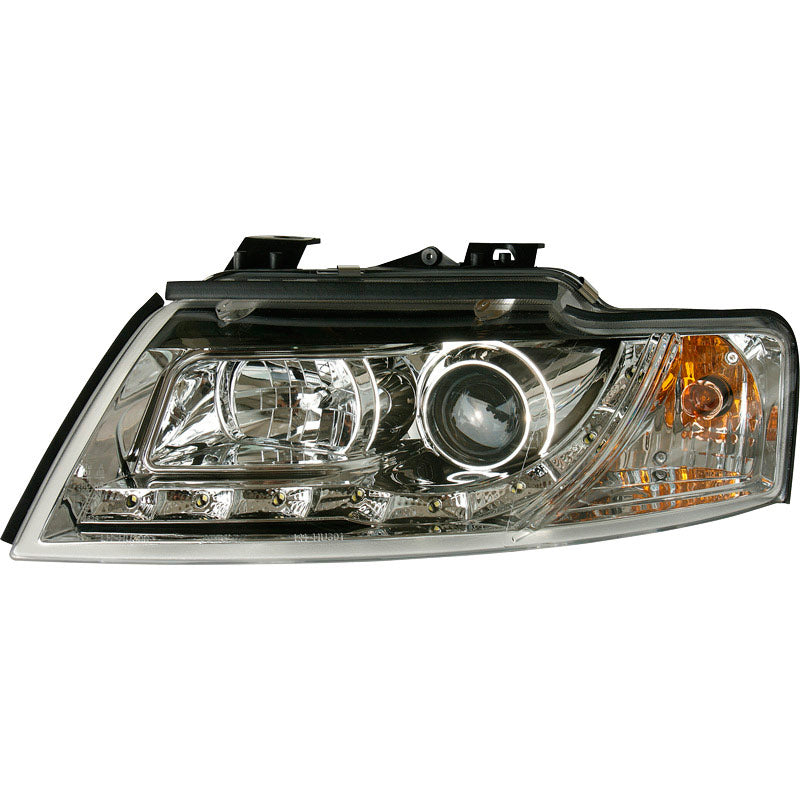 Ajovalot, DRL-look sopii Audi A4 B6 Convertible 2002- - kromi