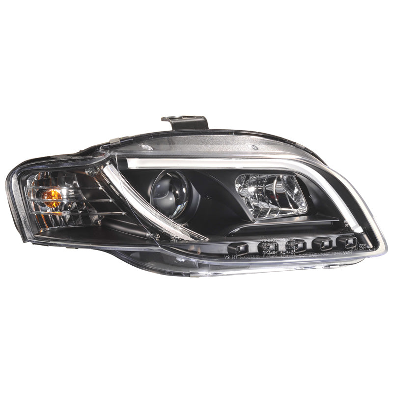 Ajovalot, DRL 'Light-Bar' sopii Audi A4 B7 2005-2008 - musta