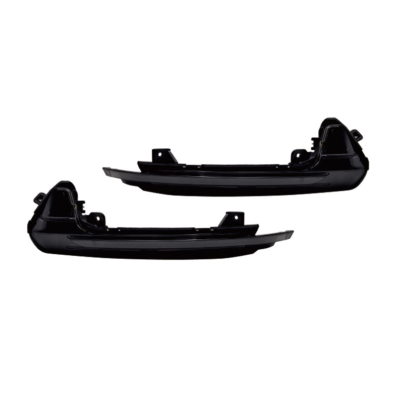 AutoStyle, LED-vilkut sivupeileihin, sopii Audi A6 (4G) 2011-2018 - savunharmaa - sis. Dynamic Running Light