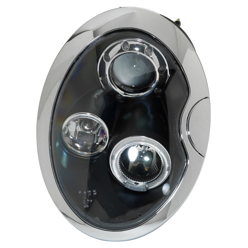 Ajovalot, sopii BMW New Mini R50-R53 2001-2006 - musta - sis. Halos