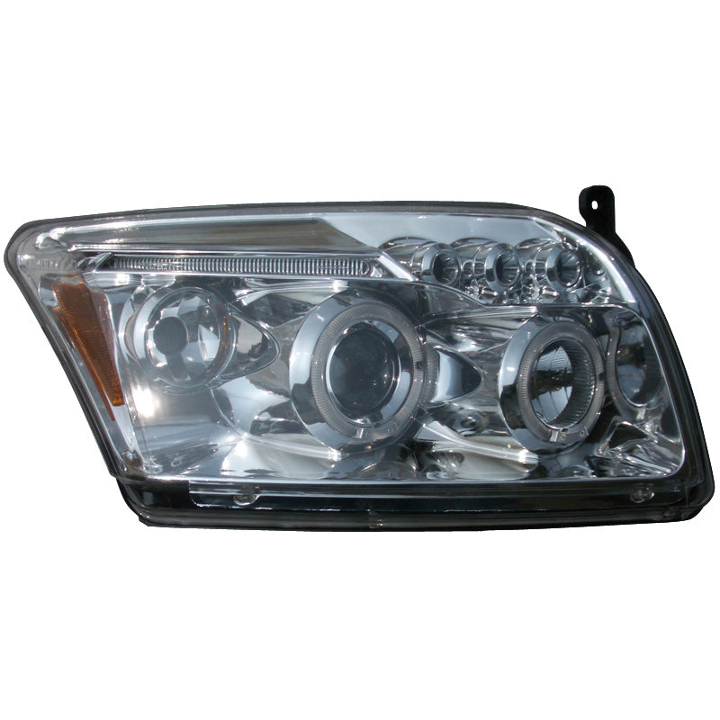 Ajovalot, sopii Dodge Caliber 2006- - Kromi - sisältäen Halos