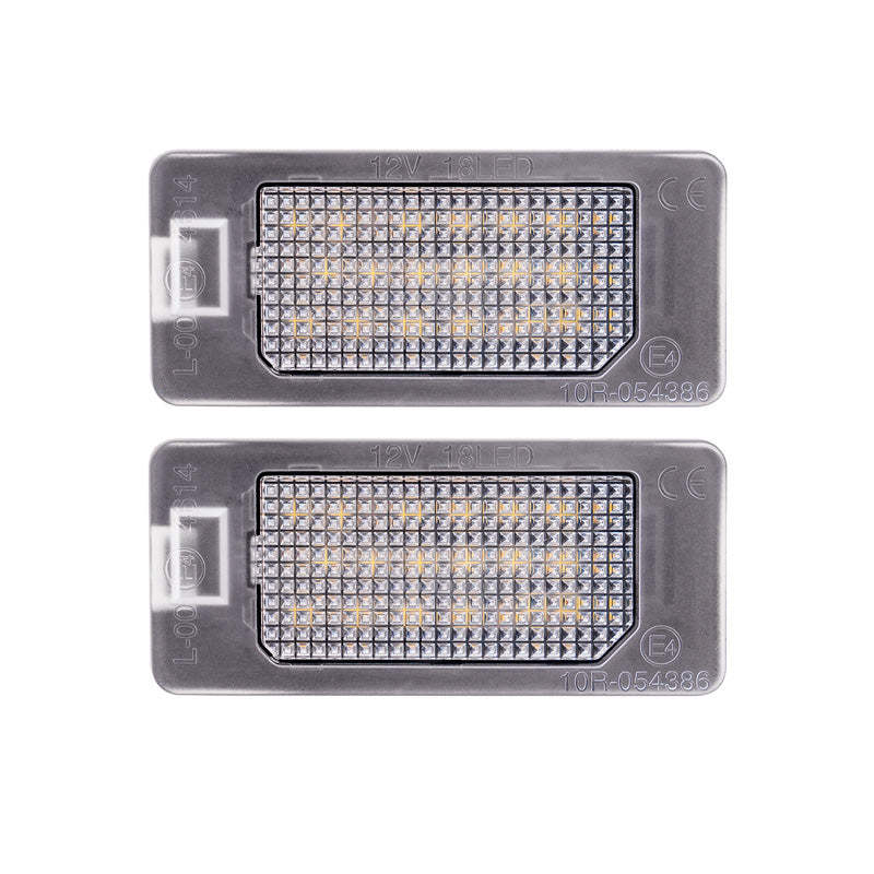 AutoStyle, LED nummerplåtsbelysning kit, Passar till Fiat 500X (6X/7X) 2018-2022 & Alfa Romeo Tonale 2022-, E-Mark godkänd